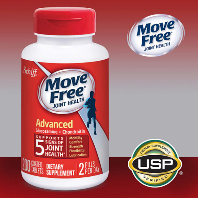 Viên bổ khớp Schiff Move Free Advanced Glucosamine Chondrotin 200 viên